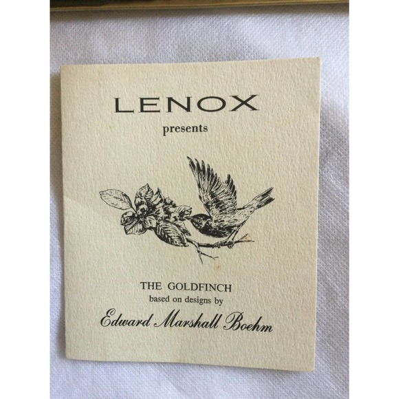Lenox Goldfinch Plate - Picture 3 of 4